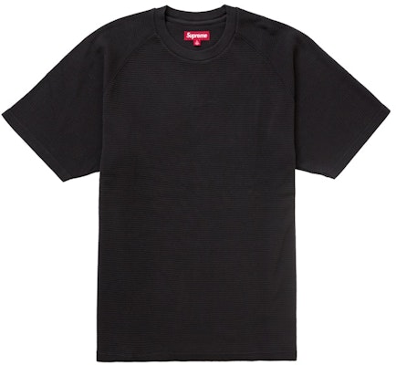 Supreme Stencil Thermal S/S Top Black Order Supreme Stencil Thermal S/S Top Black
