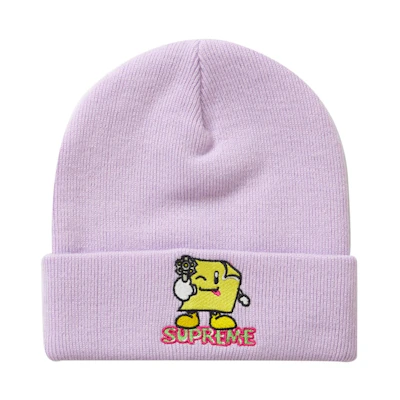 Supreme Sticky Note Beanie 'Lavender'