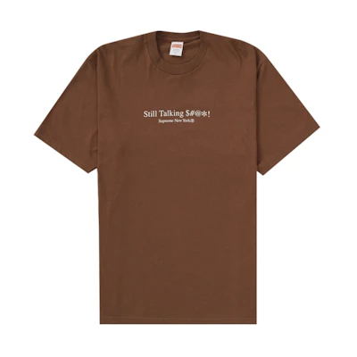 Supreme Still Talking Tee 'Brown'