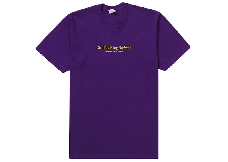 Supreme Still Talking Tee 'Purple'