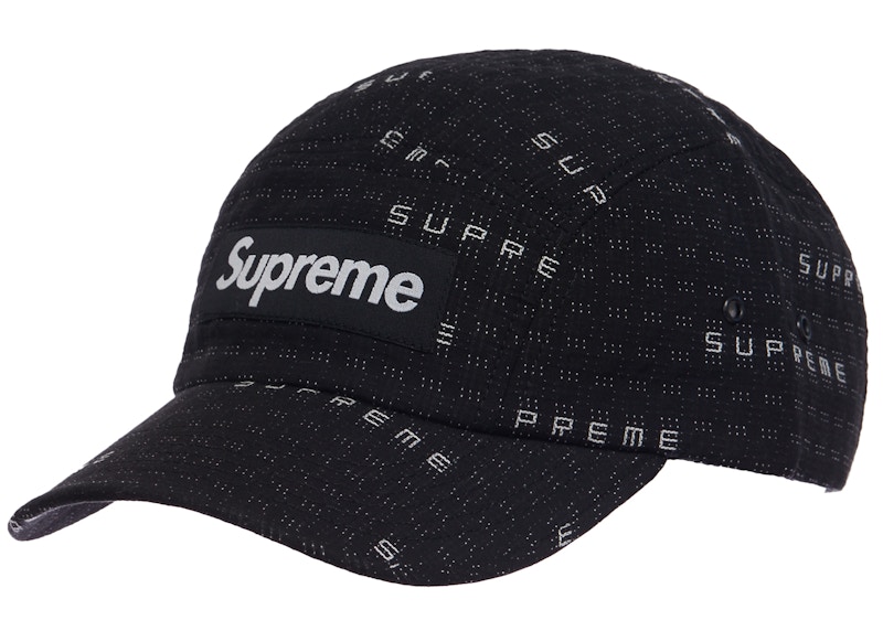 Supreme Stitch Jacquard Camp Cap Black