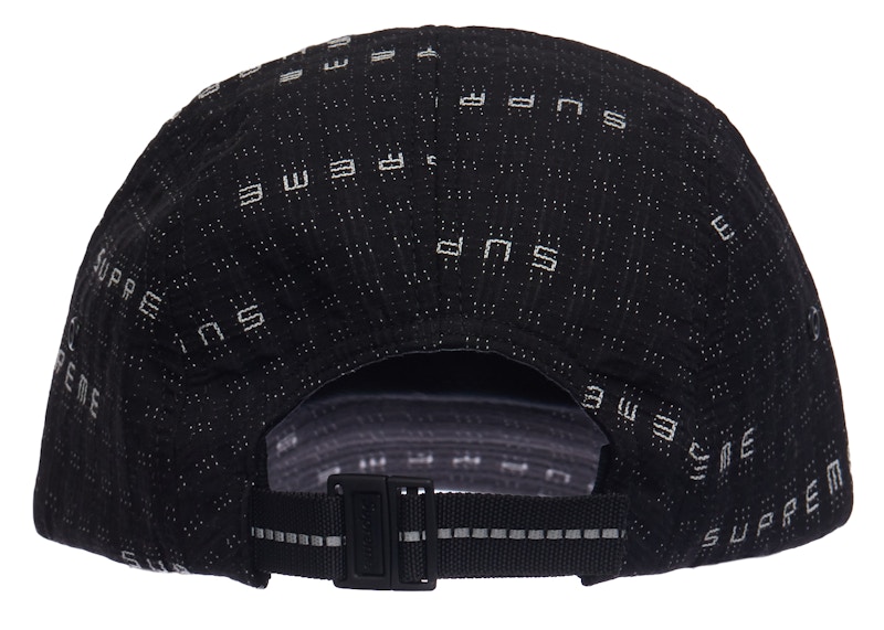 Supreme Stitch Jacquard Camp Cap Black 圖 2