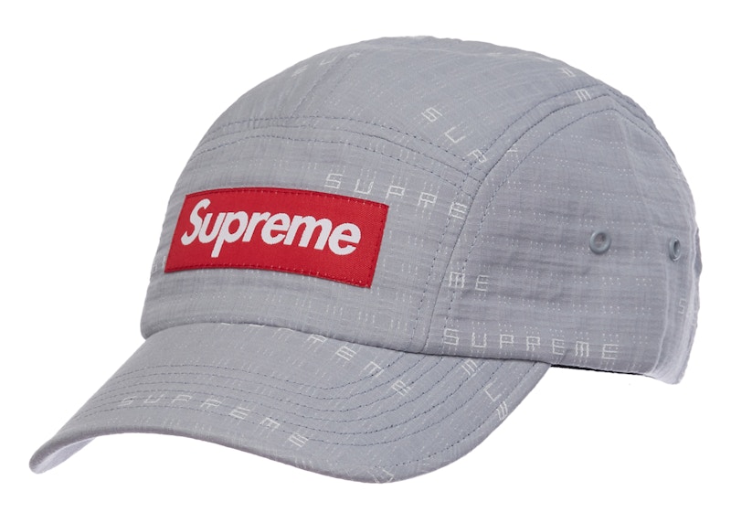 Supreme Stitch Jacquard Camp Cap Grey