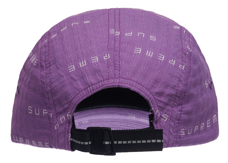 Supreme Stitch Jacquard Camp Cap Purple 圖 2