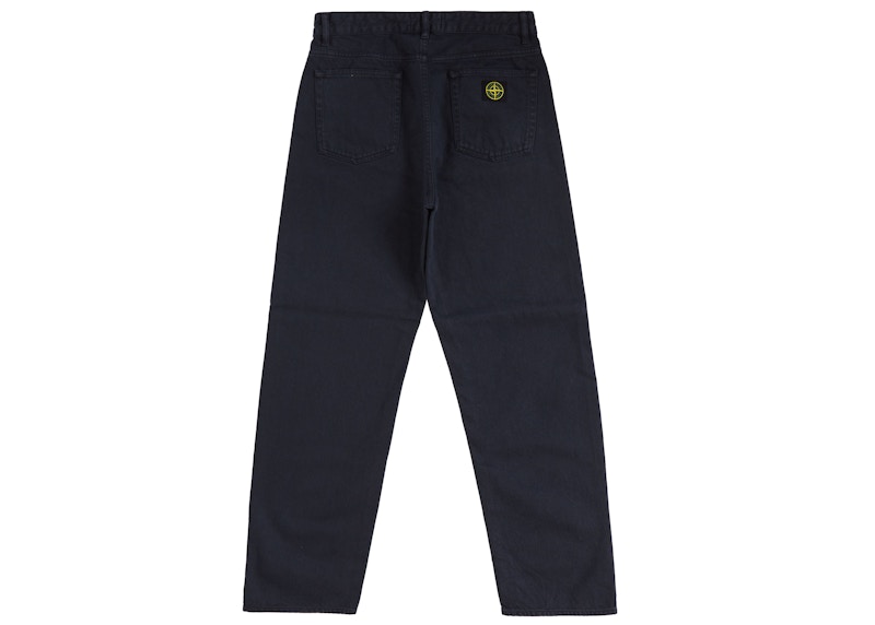 Order Supreme Stone Island Seluar Jean 5-Poket Navy