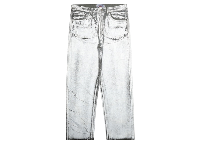 Order Supreme Stone Island 五袋反光牛仔裤