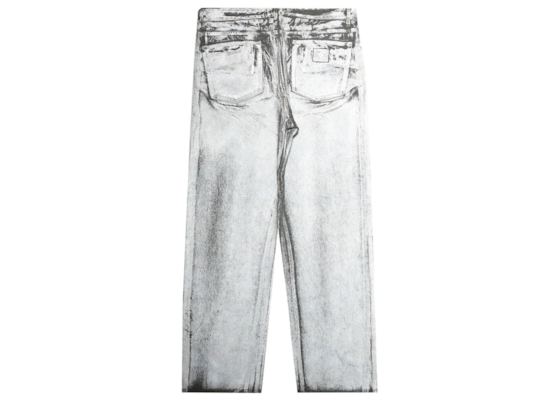 Shop Supreme Stone Island 五袋反光牛仔裤