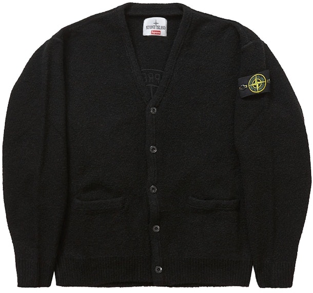 supreme-stone-island-boucle-cardigan-black