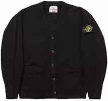 Supreme Stone Island Bouclé Cardigan Black Supreme Stone Island Bouclé Cardigan Black