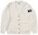 Supreme Stone Island Bouclé Cardigan White