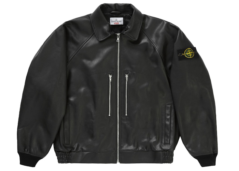 Lookbook 至尊石島黑色皮革飛行夾克