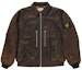 Lookbook Supreme Stone Island Leather Bomber Jacket Brown
