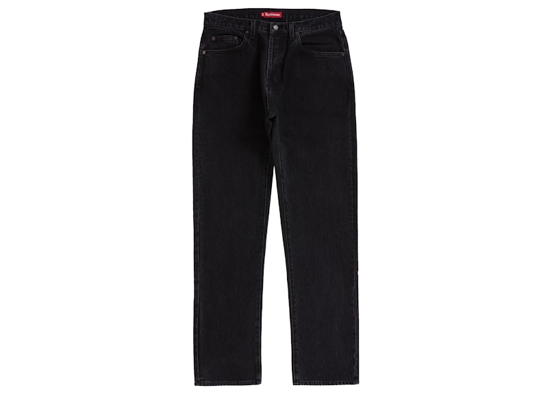 Buy Supreme Slim Jeans Hitam Basuh Stone Washed