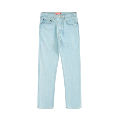 Supreme Stone Washed Slim Jean Washed Indigo