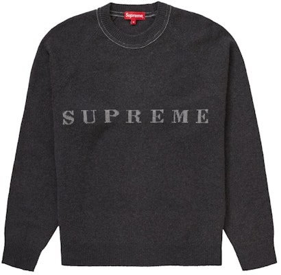 Supreme Stone Washed Sweater Black Buy Supreme Stone Washed Sweater Black