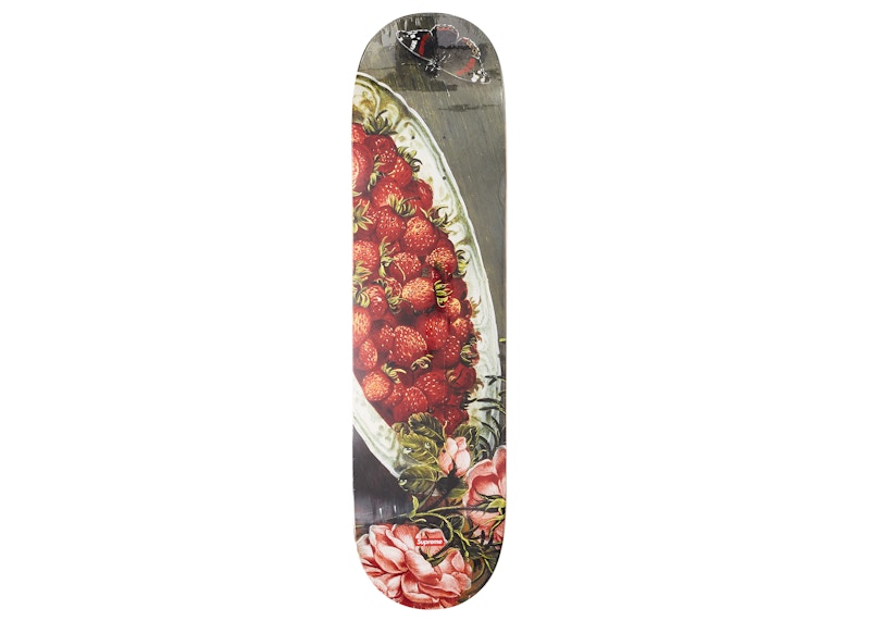 Supreme Strawberries Skateboard Deck Multicolor