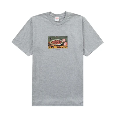 Supreme Strawberries Tee Heather Grey