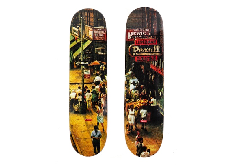 Supreme Urs Fischer Half cigarette スケート Supreme Cigarette Skateboard Skate Deck Set – Justin Reed