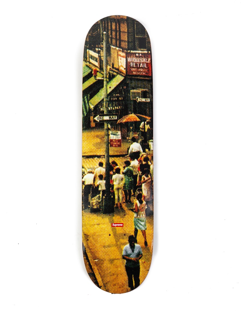 Supreme Street Scene Left Skateboard Deck Multi