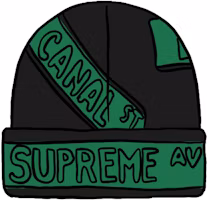Supreme Street Signs Beanie Black Supreme Street Signs Beanie Black