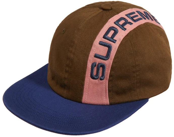 supreme-stripe-6-panel-moss