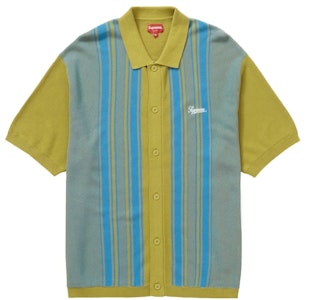 Supreme Stripe Button Up Polo 'Dusty Lime' - Polo Butang Jalur 'Dusty Lime' Buy Supreme Stripe Button Up Polo 'Dusty Lime' - Polo Butang Jalur 'Dusty Lime'