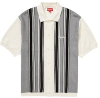 Supreme Stripe Button Up Polo 'White' Supreme Stripe Button Up Polo 'White'