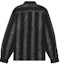 Order Supreme Stripe Flannel Zip Up Shirt Black