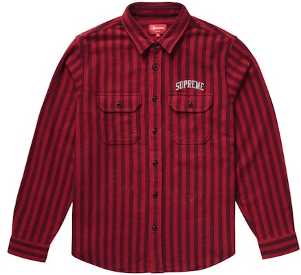Supreme Baju Flanel Tebal Bergaris Merah Buy Supreme Baju Flanel Tebal Bergaris Merah