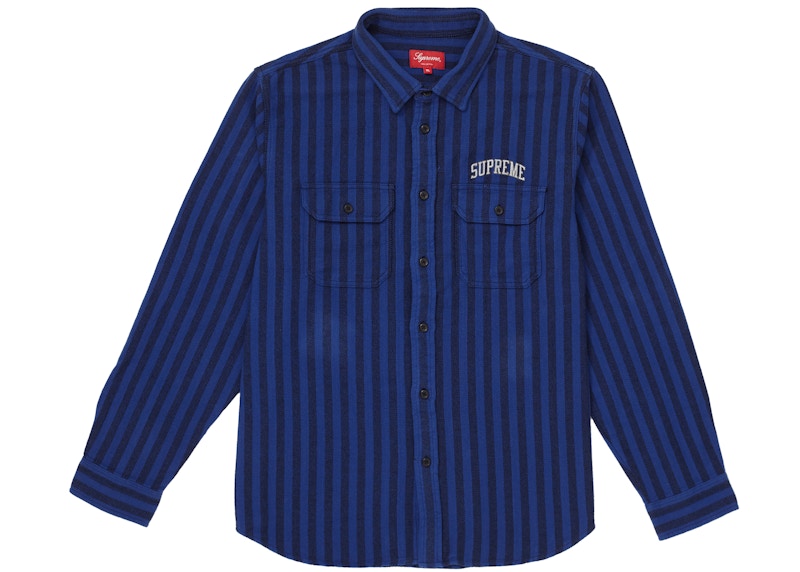 Buy Supreme Patchwork Oxford Shirt Blue - Novelship