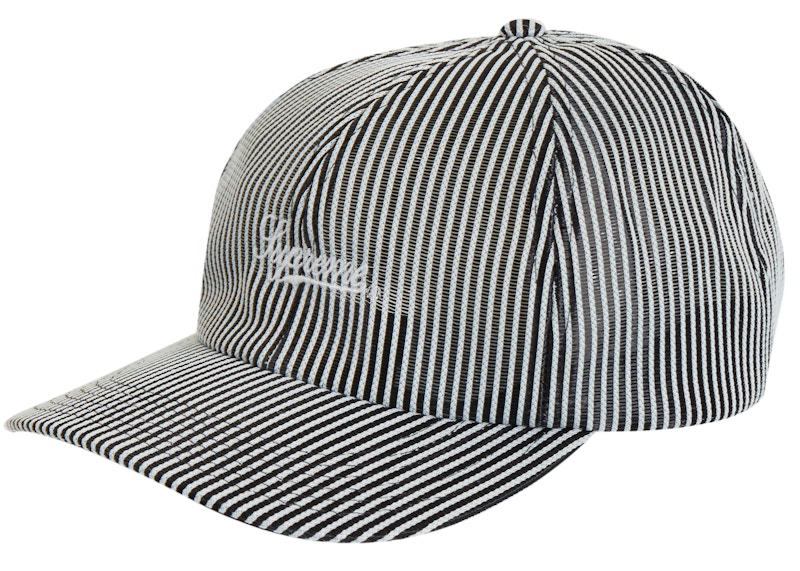 Buy Supreme Stripe Mesh 6-Panel Hitam