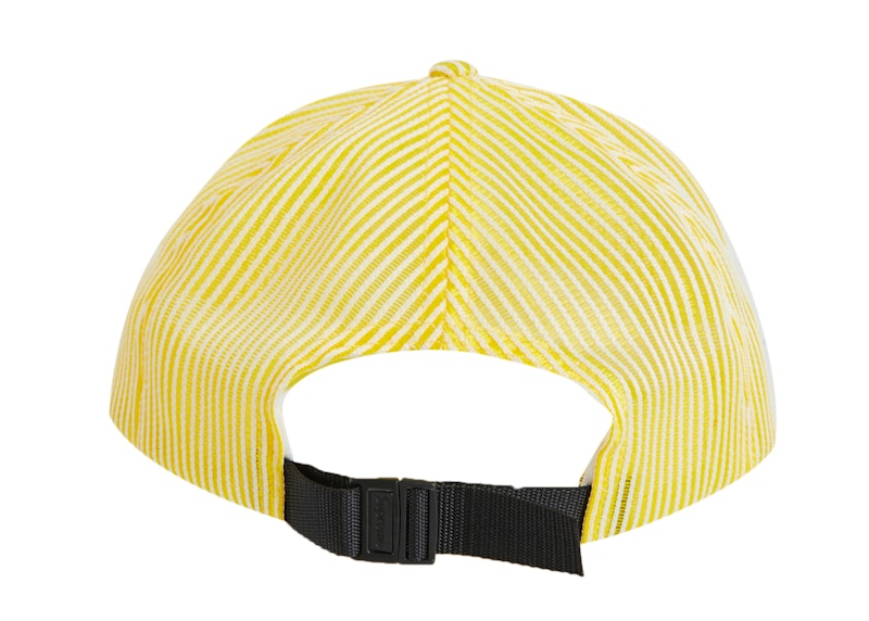 Order Supreme 条纹网眼6片帽 黄