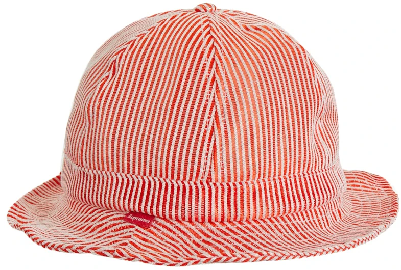 supreme-stripe-mesh-bell-hat-red