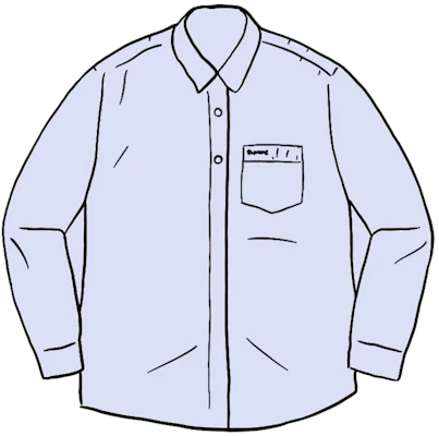 Camisa Oxford de Rayas Supreme Azul Buy Camisa Oxford de Rayas Supreme Azul