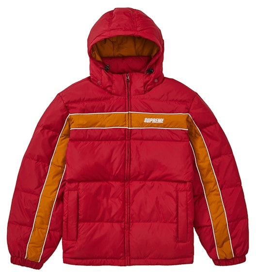 supreme-stripe-panel-down-jacket-burgundy