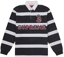 Supreme Stripe Rugby (FW25) Black Supreme Stripe Rugby (FW25) Black