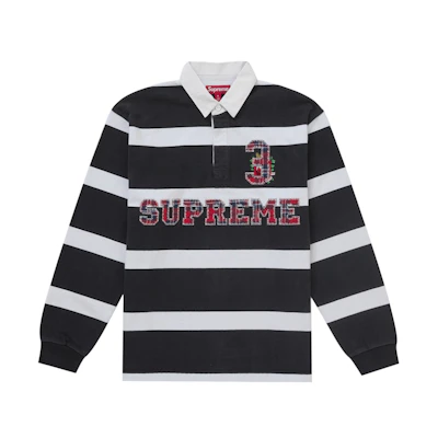 Supreme Stripe Rugby (FW25) Black