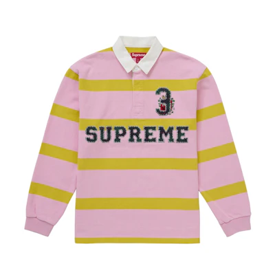 Supreme Stripe Rugby (FW25) Pink