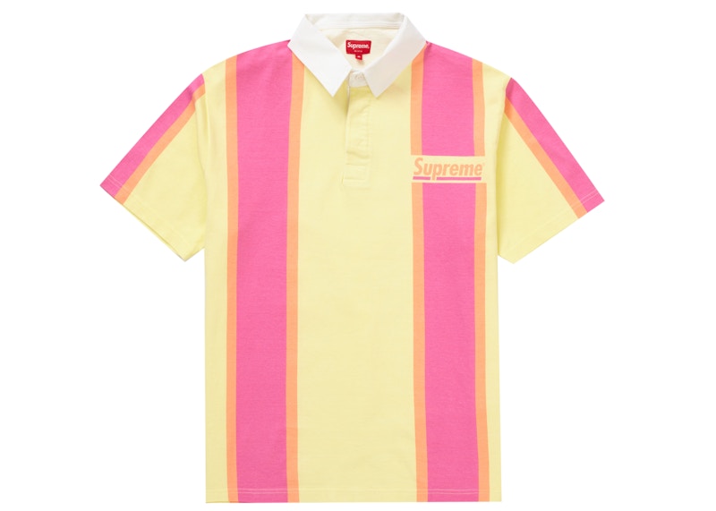 Supreme Stripe S/S Rugby Yellow
