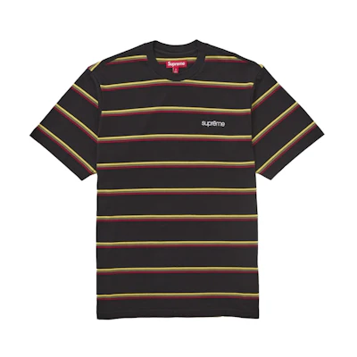 Supreme Stripe S/S Top (FW24) Black