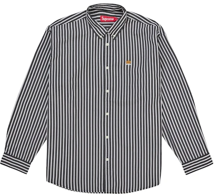 Supreme 条纹衬衫 (SS26) 黑色 Buy Supreme 条纹衬衫 (SS26) 黑色