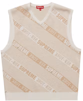 Supreme Stripe Sweater Vest (SS22) 'White' Supreme Stripe Sweater Vest (SS22) 'White'