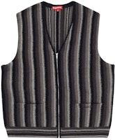 Supreme Stripe Sweater Vest Black