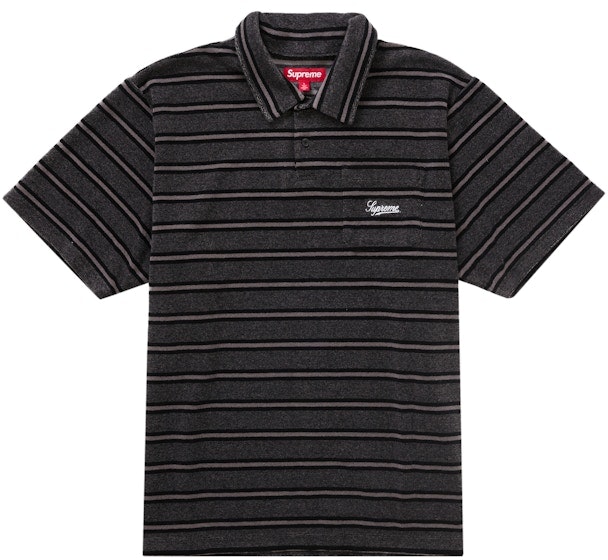 supreme-stripe-terry-s-s-polo-black