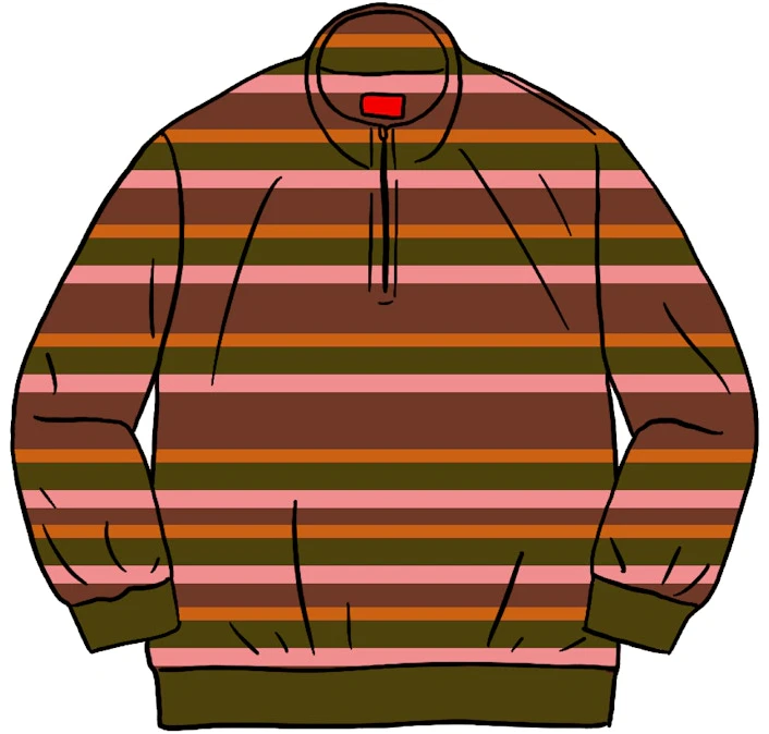 supreme-stripe-velour-half-zip-pullover-peach