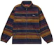 Buy Supreme Stripe Zip Up Fleece Jacket Navy Jaket Bulu Fleece Bergaris Navy.