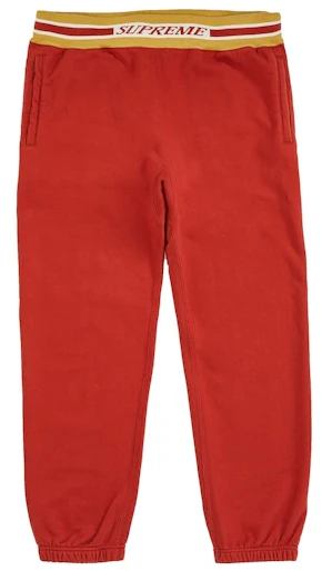 supreme-striped-rib-sweatpant-rust