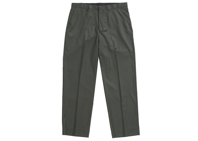 Supreme Striped Wool Trouser Green Stripe