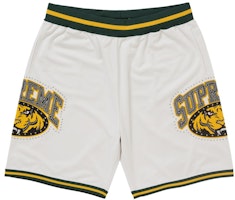 Supreme Studded Basketball Short White Supreme Studded Basketball Short White