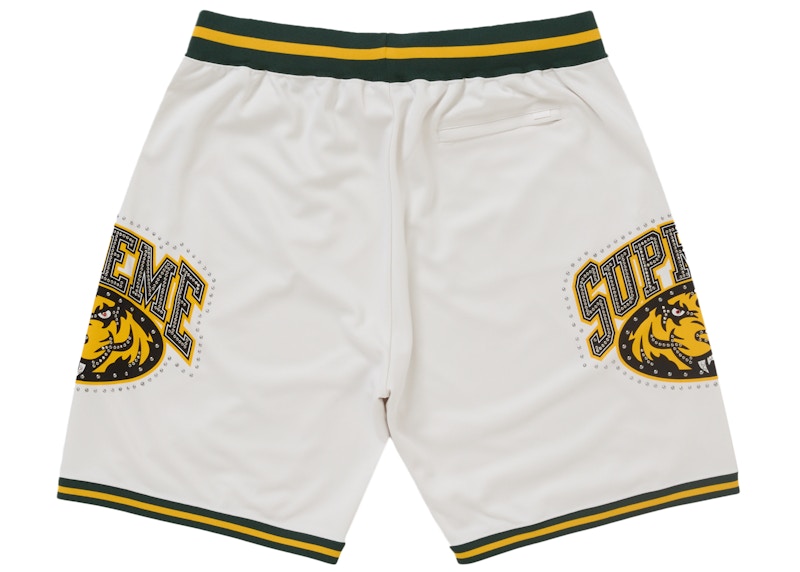 Order Supreme 鉚釘籃球短褲 白色